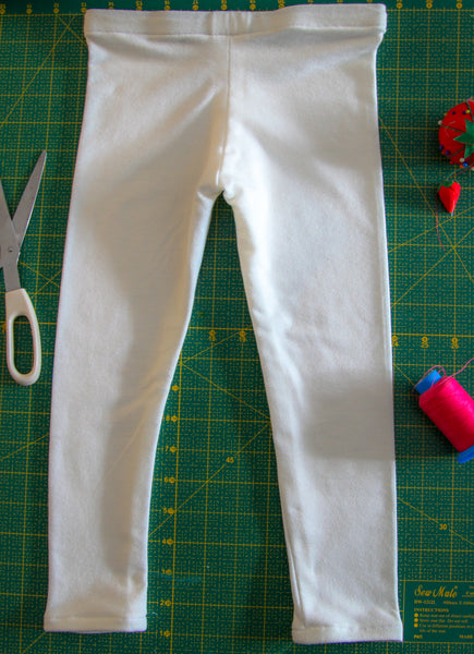 Legging pour bébé et enfant de 3 mois à 4 ans. Patron PDF