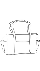 Patron PDF du sac à langer, de maternité, de sport