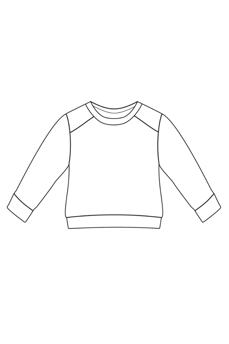 Le Patron PDF du Sweat pour bébé et enfant Venaco