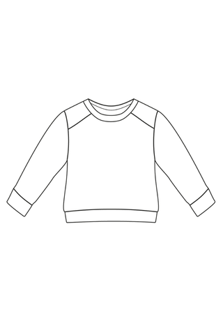 Le Patron PDF du Sweat pour bébé et enfant Venaco