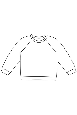 Patron PDF du Sweat pour adulte en 9 tailles