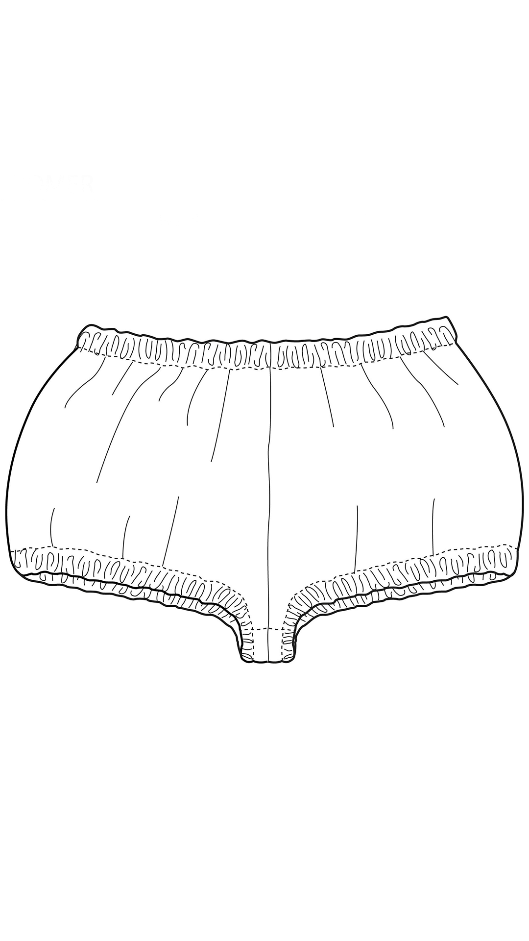 Patron PDF du bloomer pour bébé