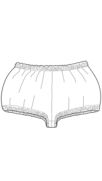 Patron PDF du bloomer pour bébé