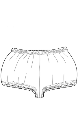 Patron PDF du bloomer pour bébé
