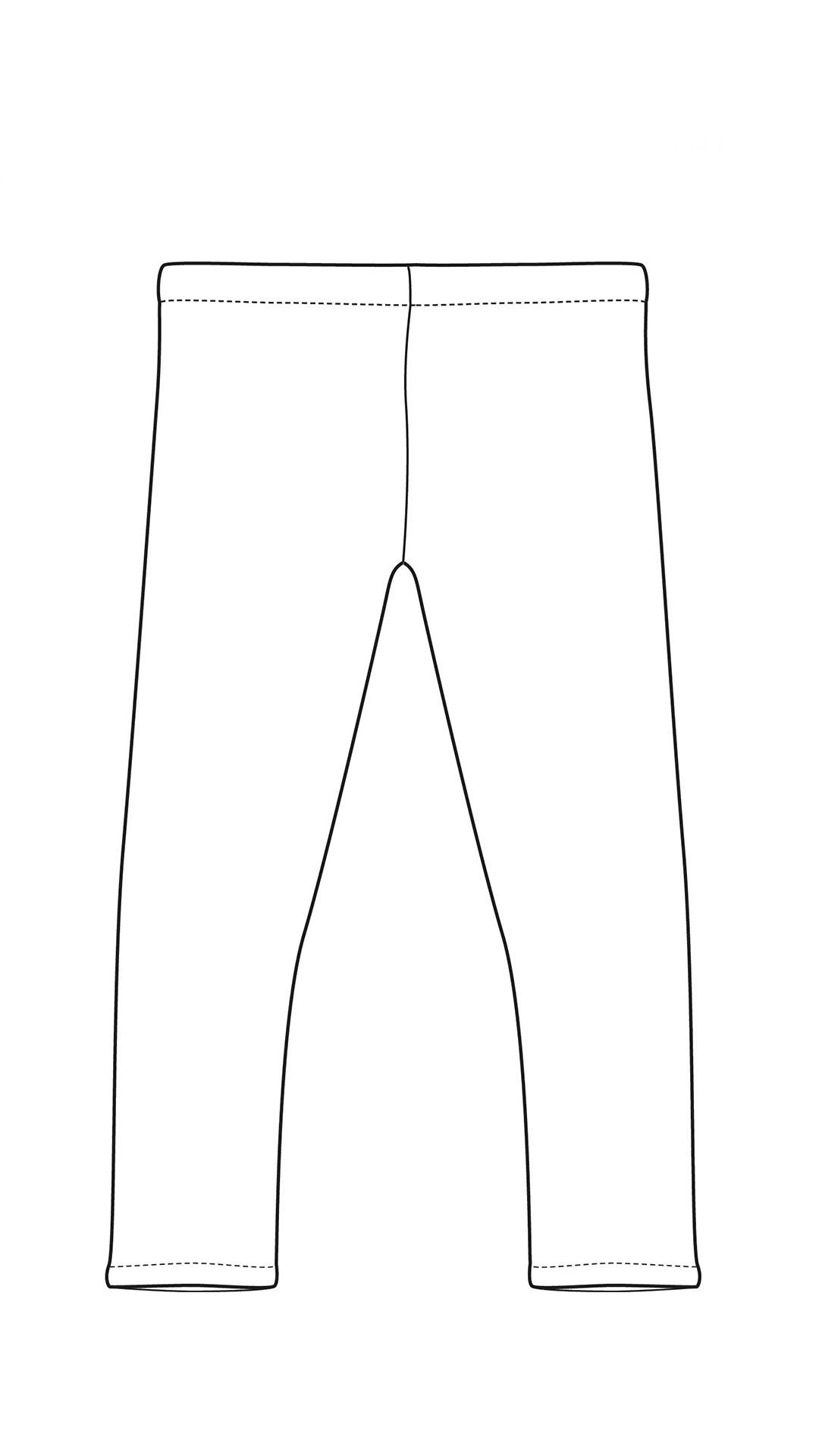 Patron PDF du legging pour bébé et enfant
