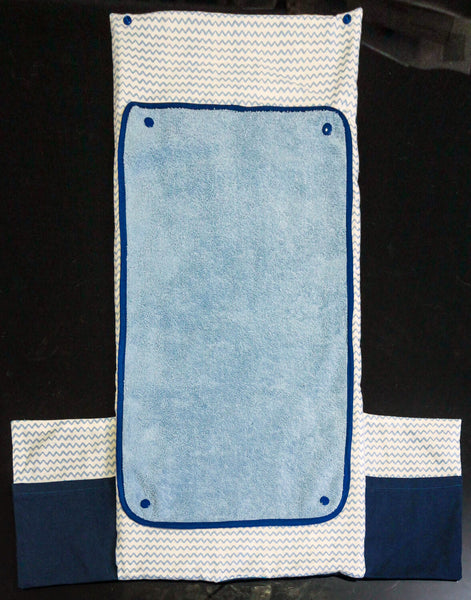 Le tapis à langer nomade cousu