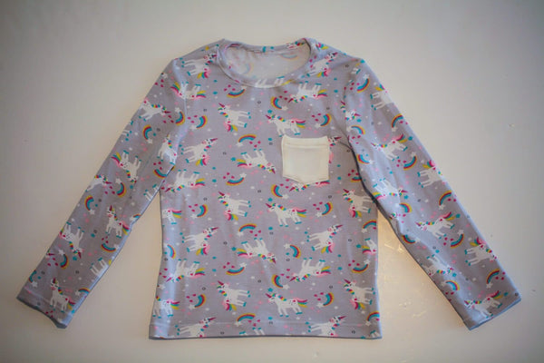 Patron PDF du tshirt en 9 tailles (de 2 ans à 9 ans)
